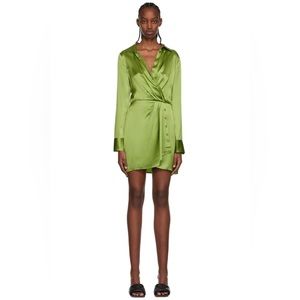 Reformation Alaine Silk Mini Dress